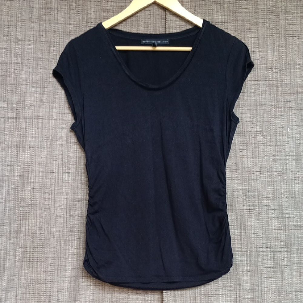 White House Black Market Black Short Sleeve Tee